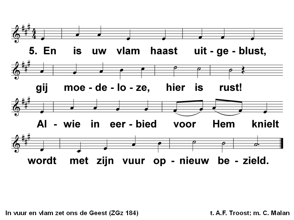 vol vuur de geest geven